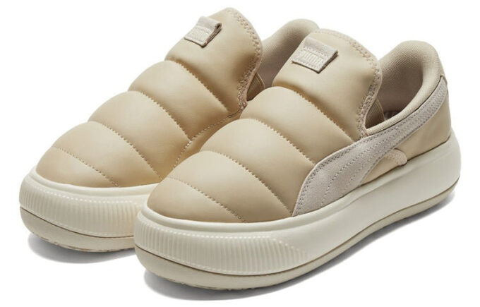 (WMNS) Süet Mayu Slip-on Spor Ayakkabı Fildişi