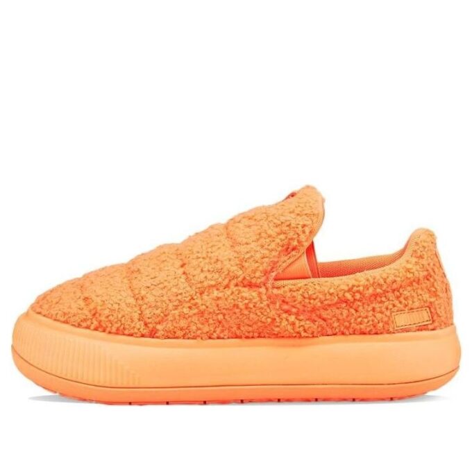 (WMNS) Süet Mayu Slip-On “Teddy – Neon Citrus”