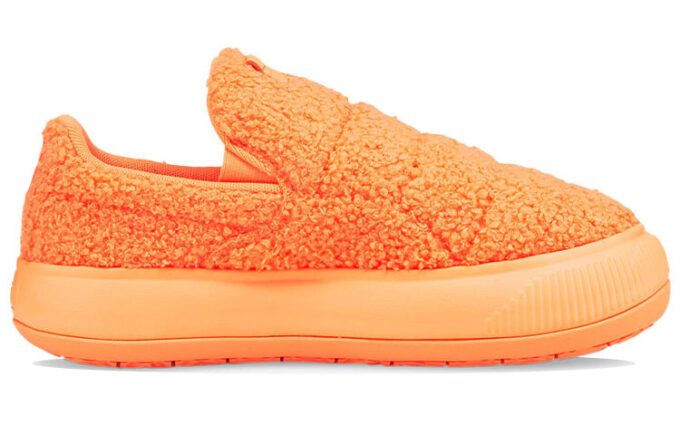 (WMNS) Süet Mayu Slip-On “Teddy – Neon Citrus”