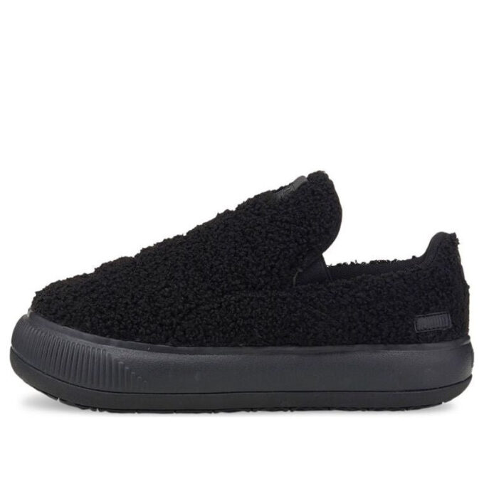 (WMNS) Süet Mayu Slip-On “Teddy – Siyah”