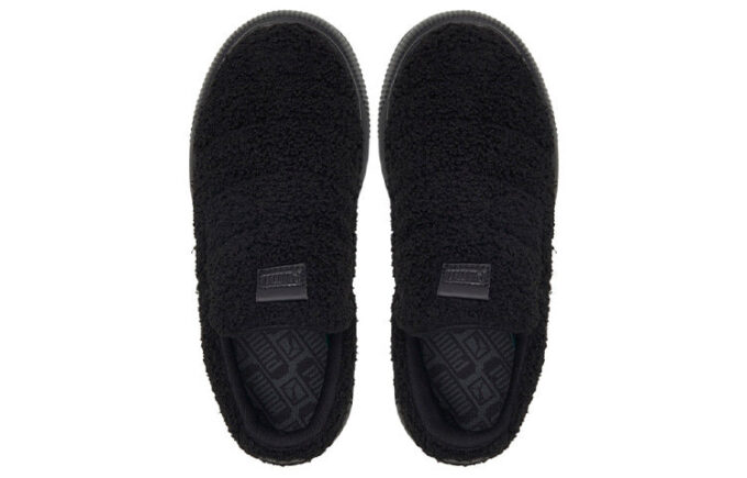 (WMNS) Süet Mayu Slip-On “Teddy – Siyah”
