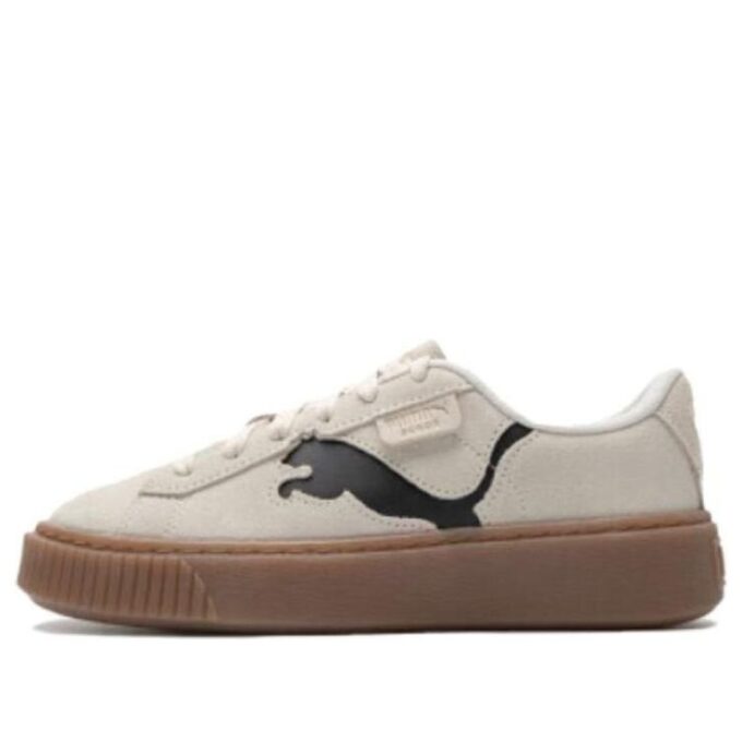 (WMNS) Süet Platform Ayakkabı “Bej Kahverengi”