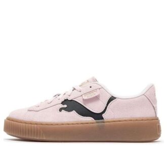 (WMNS) Süet Platform Ayakkabılar “Pembe Siyah Sakız”