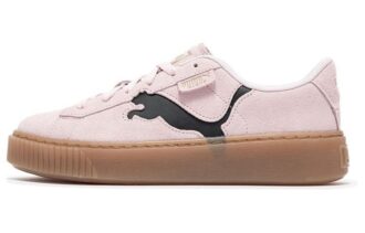 (WMNS) Süet Platform Ayakkabılar “Pembe Siyah Sakız”