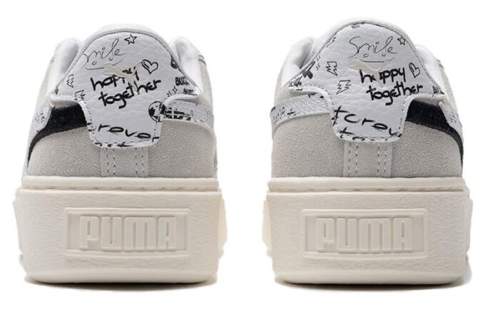 (WMNS) Süet Platform Çekmece “Gri Beyaz”