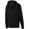 (WMNS) Siyah Düz Renkli Spor Bağcıklı Kapüşonlu Sweatshirt
