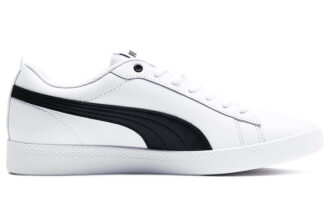 (WMNS) Smash v2 Deri “Beyaz Siyah”