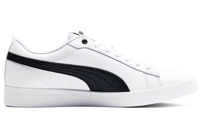 (WMNS) Smash v2 Deri “Beyaz Siyah”