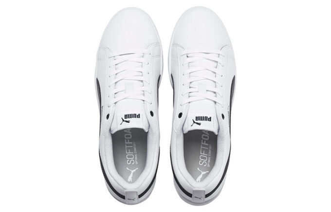 (WMNS) Smash v2 Deri “Beyaz Siyah”