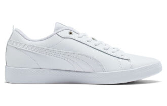 (WMNS) Smash v2 Deri “Üçlü Beyaz”