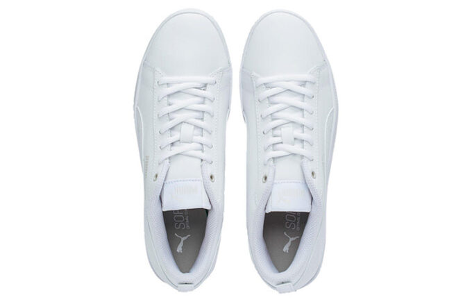 (WMNS) Smash v2 Deri “Üçlü Beyaz”