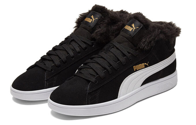 (WMNS) Smash V2 Plus Polar Orta Topuk Spor Ayakkabı Siyah