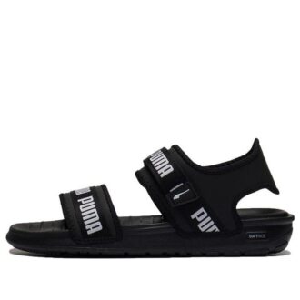 (WMNS) Softride Slayt “Wordmark – Siyah Beyaz”