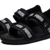 (WMNS) Softride Slayt “Wordmark – Siyah Beyaz”