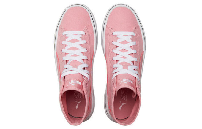 (WMNS) Spor Ayakkabı Kaia Mid CV Pembe/Beyaz