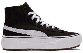 (WMNS) Spor Ayakkabı Kaia Mid CV Siyah/Beyaz