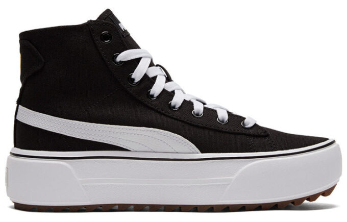 (WMNS) Spor Ayakkabı Kaia Mid CV Siyah/Beyaz