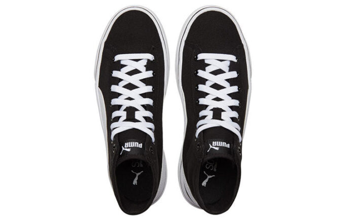 (WMNS) Spor Ayakkabı Kaia Mid CV Siyah/Beyaz