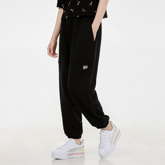 (WMNS) Spor Koşu Nefes Alabilir Uzun Pantolon Siyah