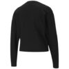 (WMNS) Stil Logo Yuvarlak Yaka Sweatshirt Siyah
