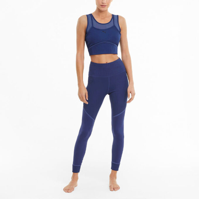 (WMNS) STUDIO Katmanlı Kırpılmış Üst “Mavi”