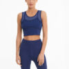 (WMNS) STUDIO Katmanlı Kırpılmış Üst “Mavi”