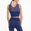 (WMNS) STUDIO Katmanlı Kırpılmış Üst “Mavi”
