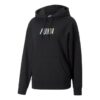 (WMNS) SWxP Grafik Kapüşonlu Sweatshirt “Siyah”