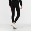 (WMNS) Tatil Taytları Logo Spor Antrenman Spor Pantolonu Siyah