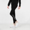(WMNS) Tatil Taytları Logo Spor Antrenman Spor Pantolonu Siyah