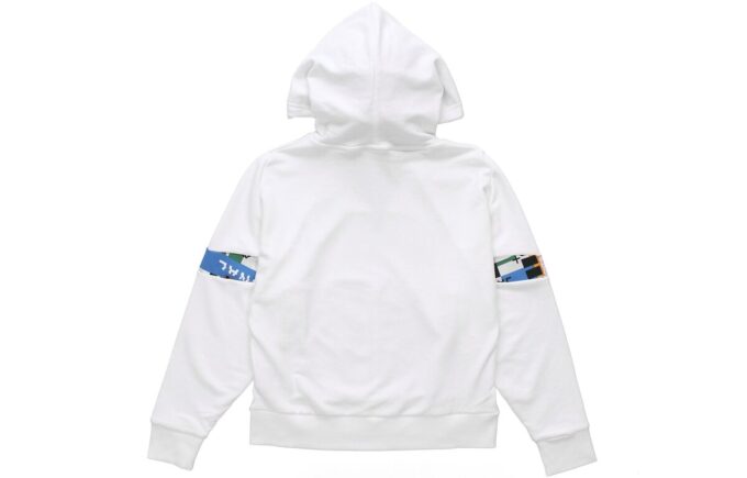 (WMNS) Uluslararası Kapüşonlu Sweatshirt “Beyaz Siyah”