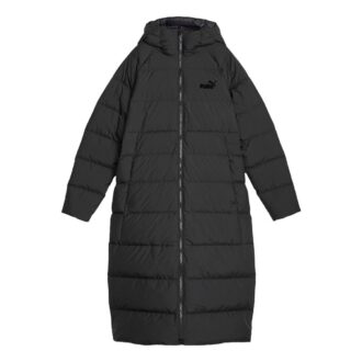 (WMNS) Uzun Kapüşonlu Aşağı Mont “Siyah”