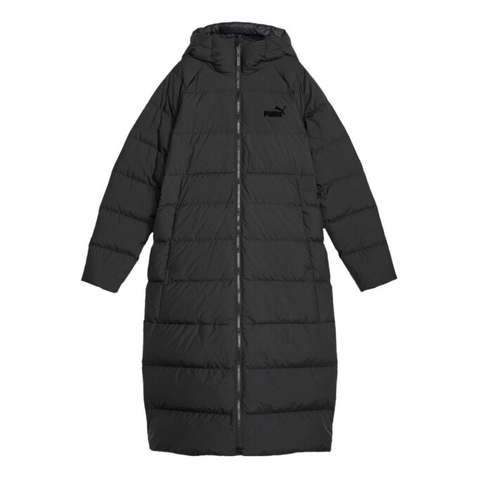 (WMNS) Uzun Kapüşonlu Aşağı Mont “Siyah”