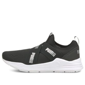 (WMNS) Wired Run Slip-On “Siyah Gümüş”