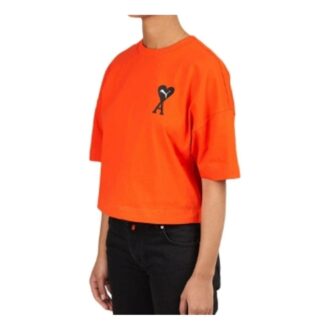 (WMNS) x Ami Paris Grafik Tişört “Turuncu”