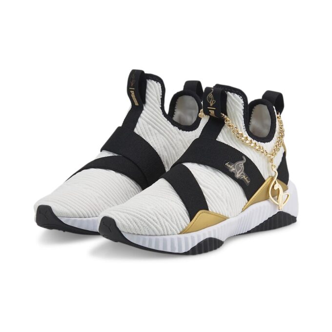 (WMNS) x Baby Phat Defy Mid “Beyaz Siyah Altın”