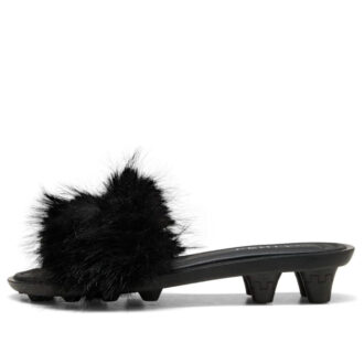 (WMNS) x FENTY Cat Cleat Sandaletler “Şık Kürk Siyah”