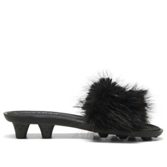 (WMNS) x FENTY Cat Cleat Sandaletler “Şık Kürk Siyah”