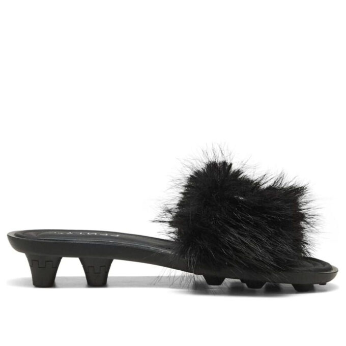 (WMNS) x FENTY Cat Cleat Sandaletler “Şık Kürk Siyah”