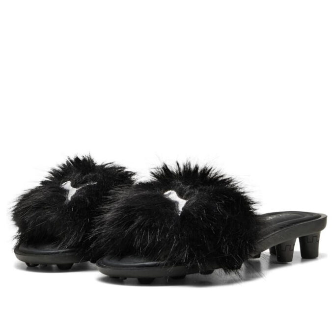 (WMNS) x FENTY Cat Cleat Sandaletler “Şık Kürk Siyah”