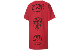 (WMNS) x Mr Doodle Kısa Kollu Elbise Kırmızı