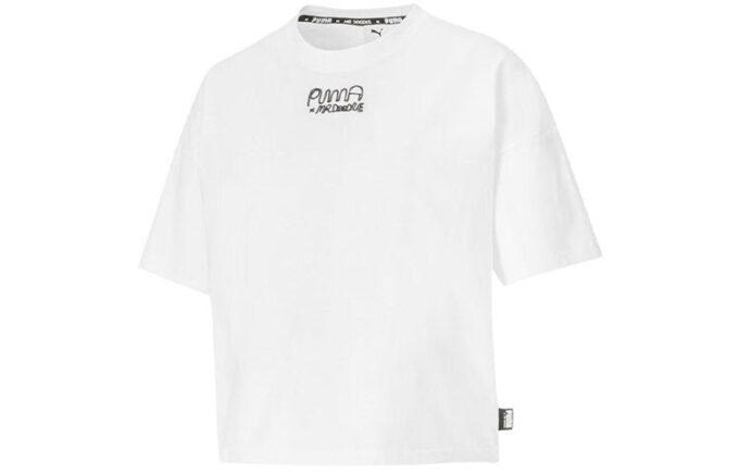 (WMNS) x Mr Doodle Yuvarlak Yaka Beyaz