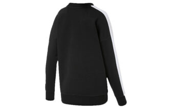 (WMNS) Yuvarlak Yaka Kazak “Siyah Beyaz”