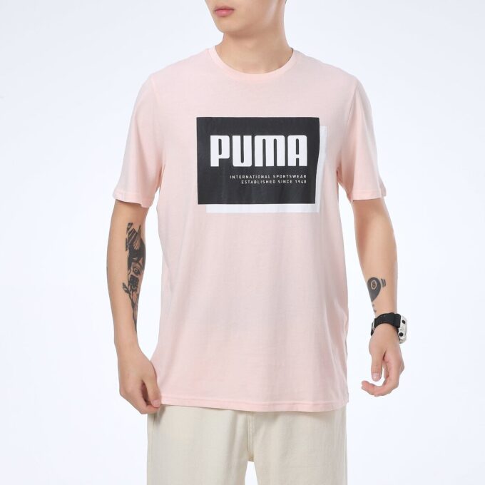 Yaz Mahkemesi Grafik Tişört “Pembe”