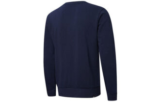 Yuvarlak Yaka Spor Kapüşonlu Sweatshirt “Lacivert Beyaz”